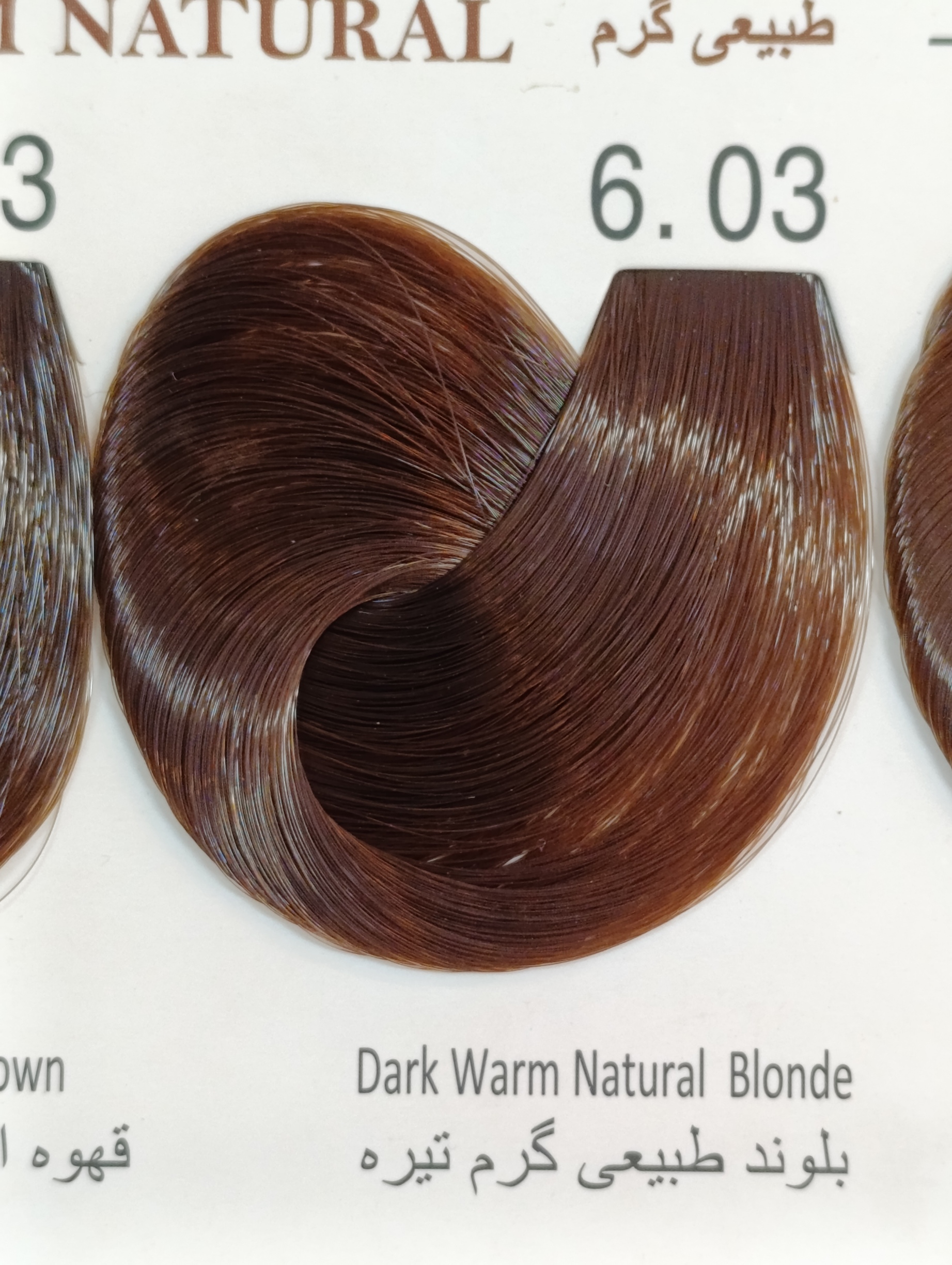 ۶.۰۳ بلوند طبیعی گرم تیره