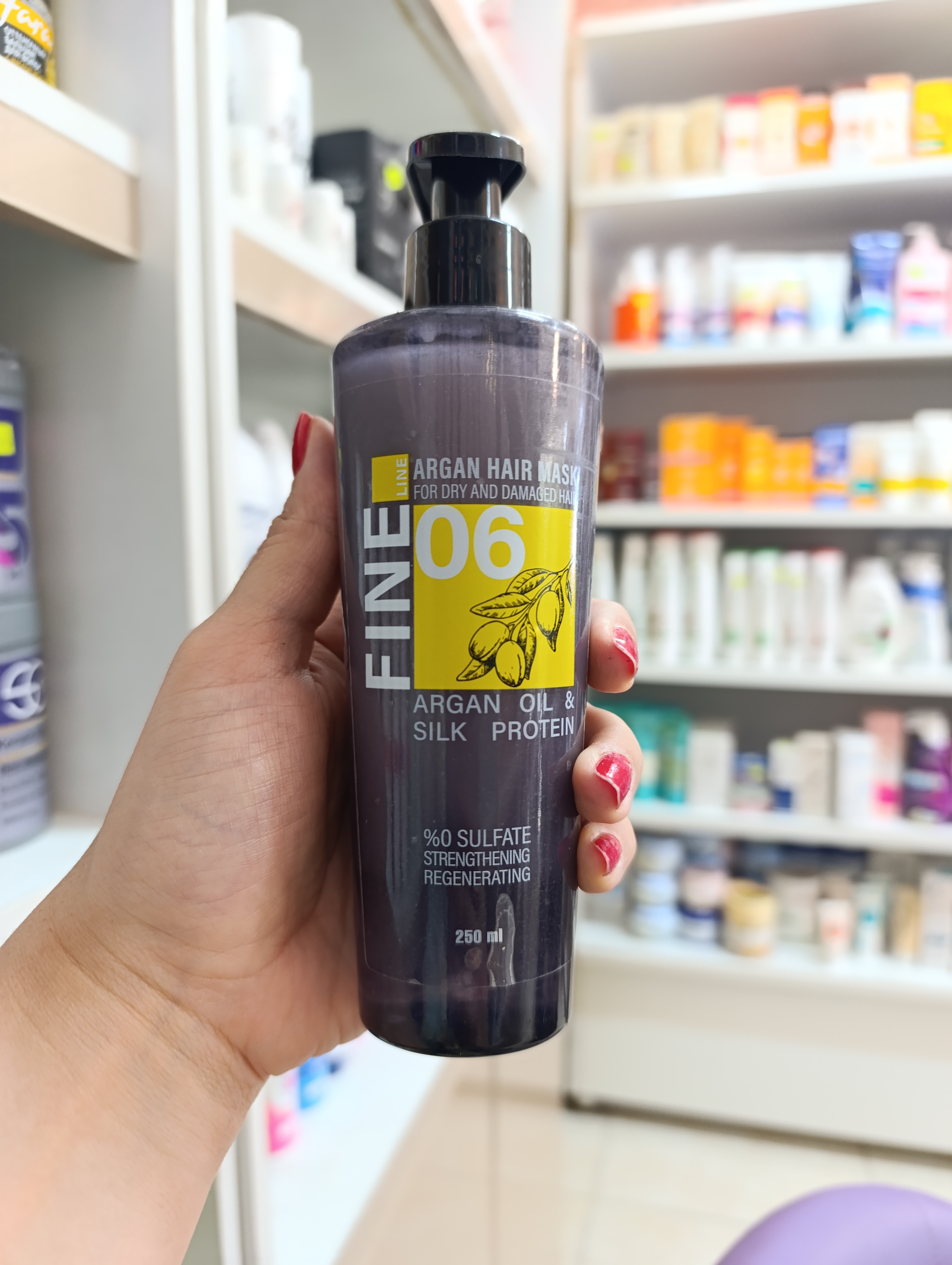 ماسک مو بیرون از حمام آرگان فاین