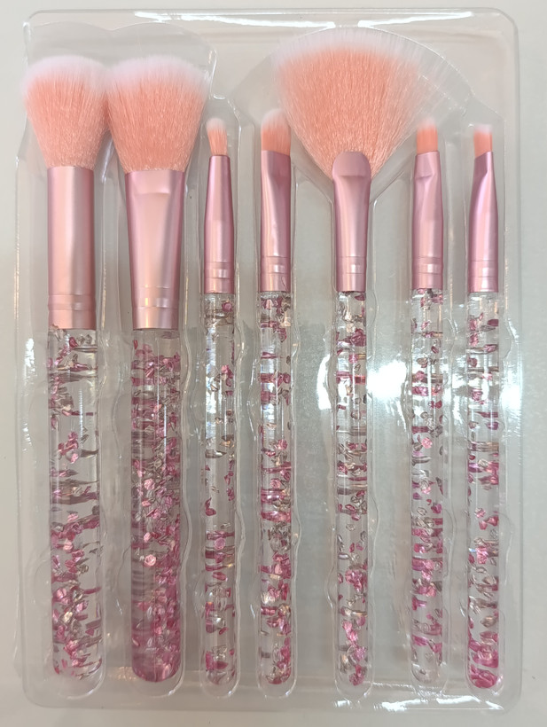 ست براش ۷ تکه صورتی