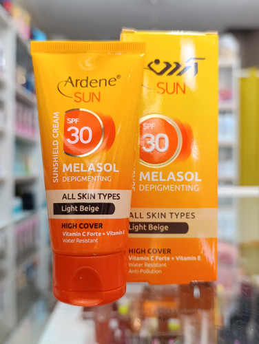 ضدآفتاب ملاسول مخصوص پوست لک و کک مک دار آردن