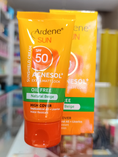 ضدآفتاب اکنه سول آردن مخصوص پوست چرب