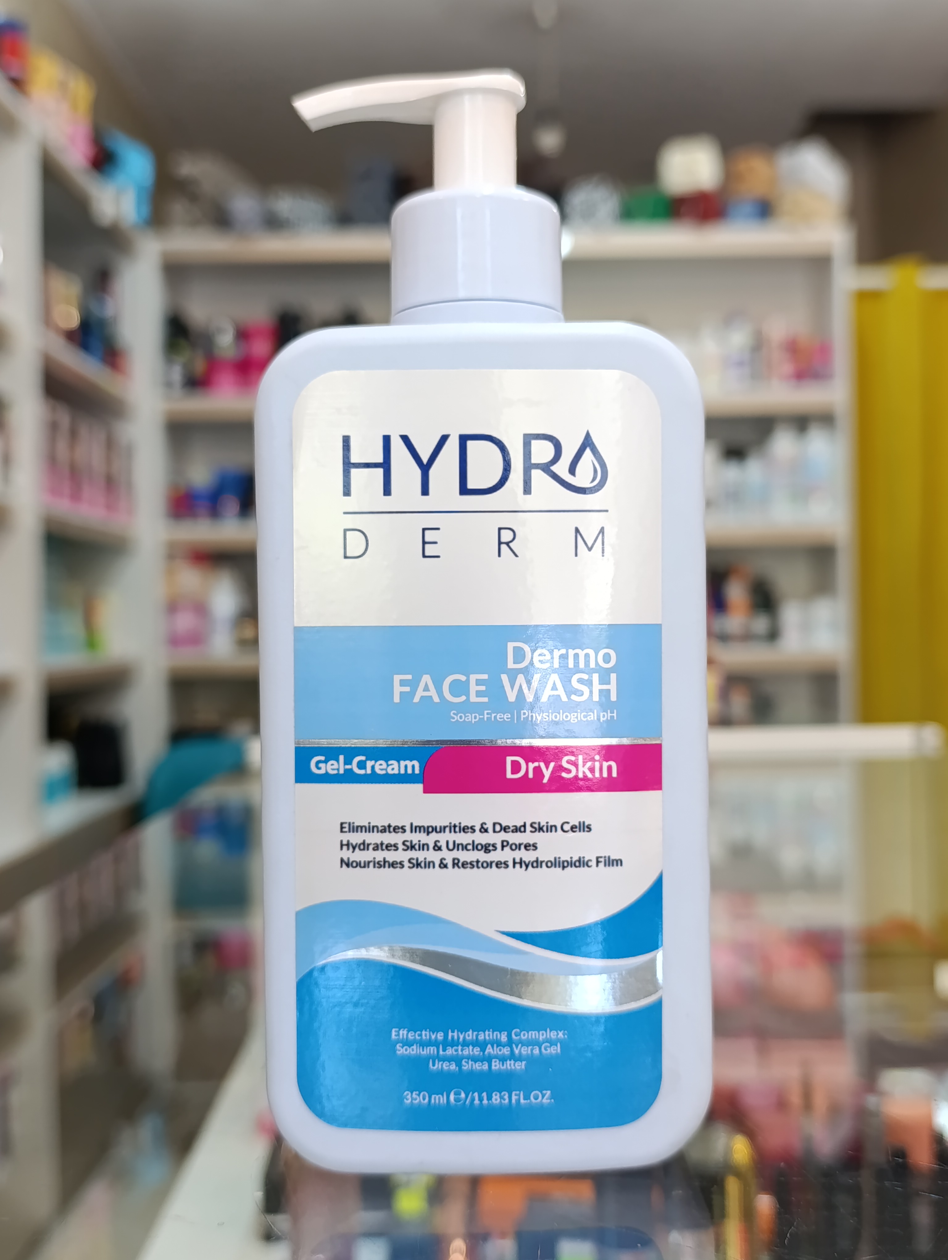 ژل شستشوی پمپی مخصوص پوست های خشک هیدرودرم ۳۵۰ میل