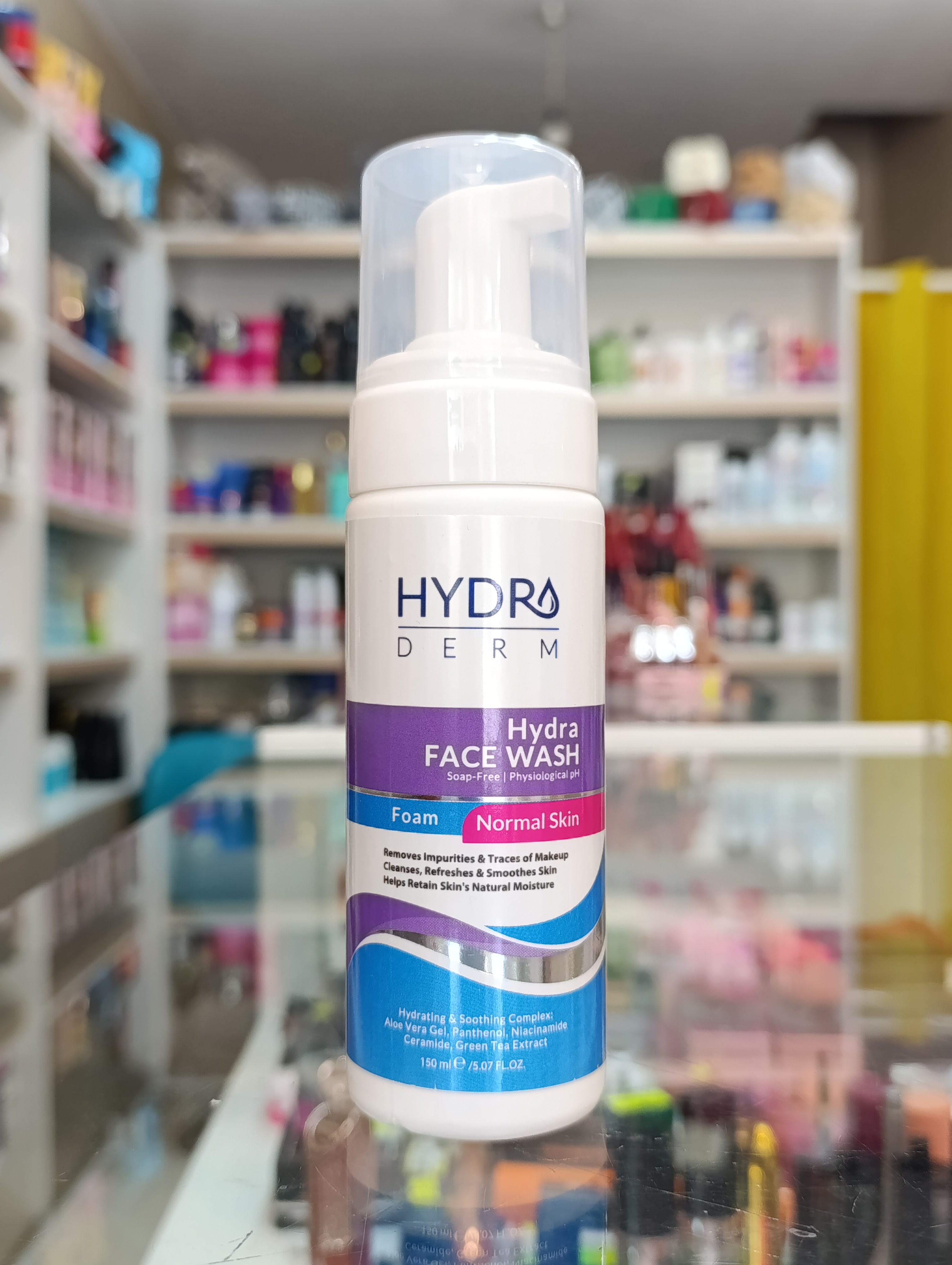 فوم شوینده صورت هیدرودرم مخصوص انواع پوست بخصوص خشک و حساس