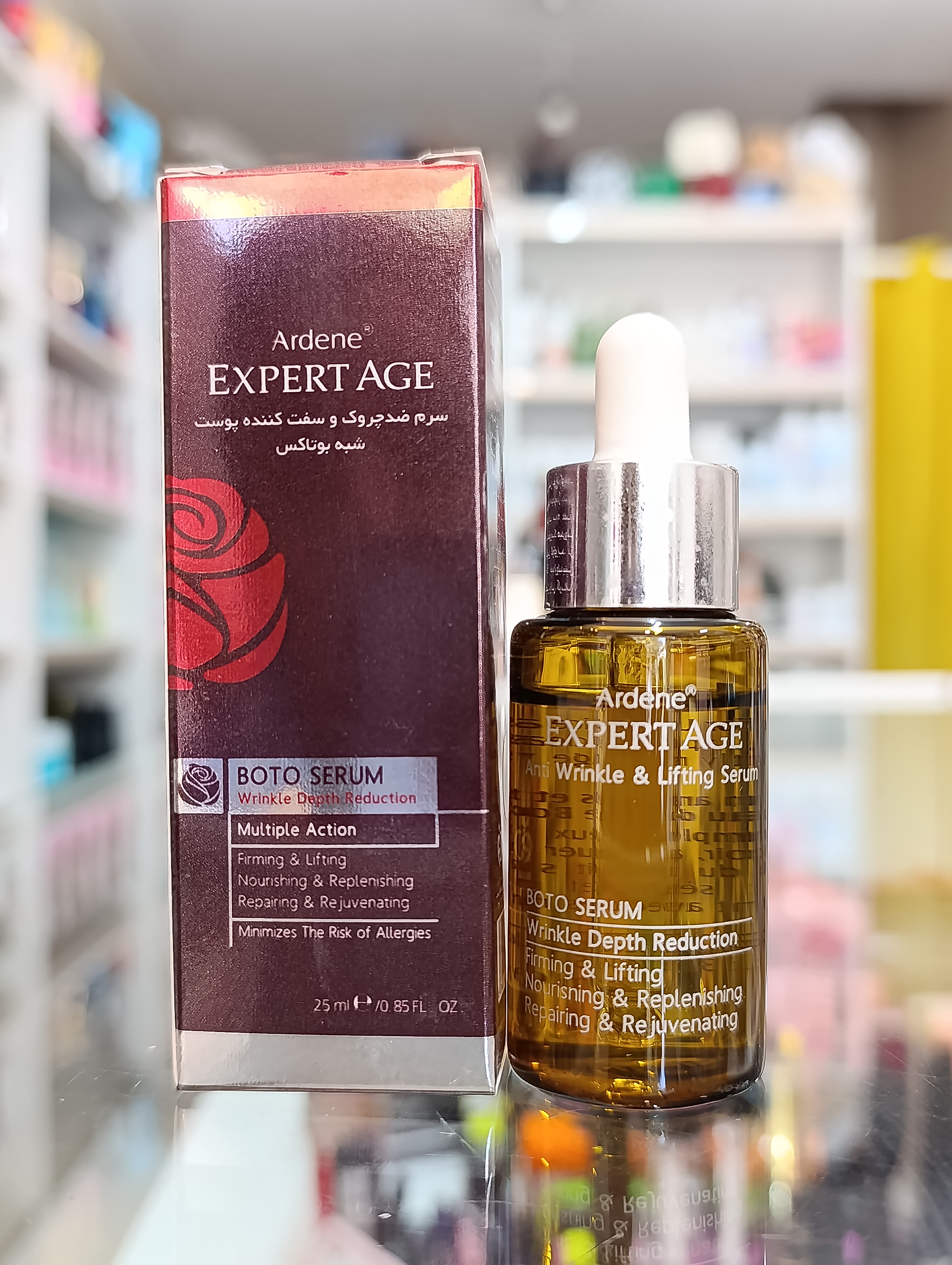 سرم شبه بوتاکس ضد چروک و سفت کننده پوست قوی اکسپرتیج