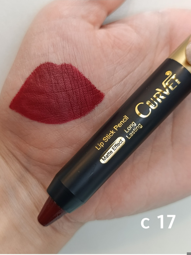 رژ لب مدادی پیچی مخملی و مات بسیار بادوام کوروت c 17