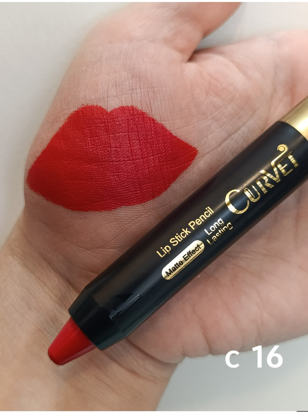 رژ لب مدادی پیچی مخملی و مات بسیار بادوام کوروت c 16