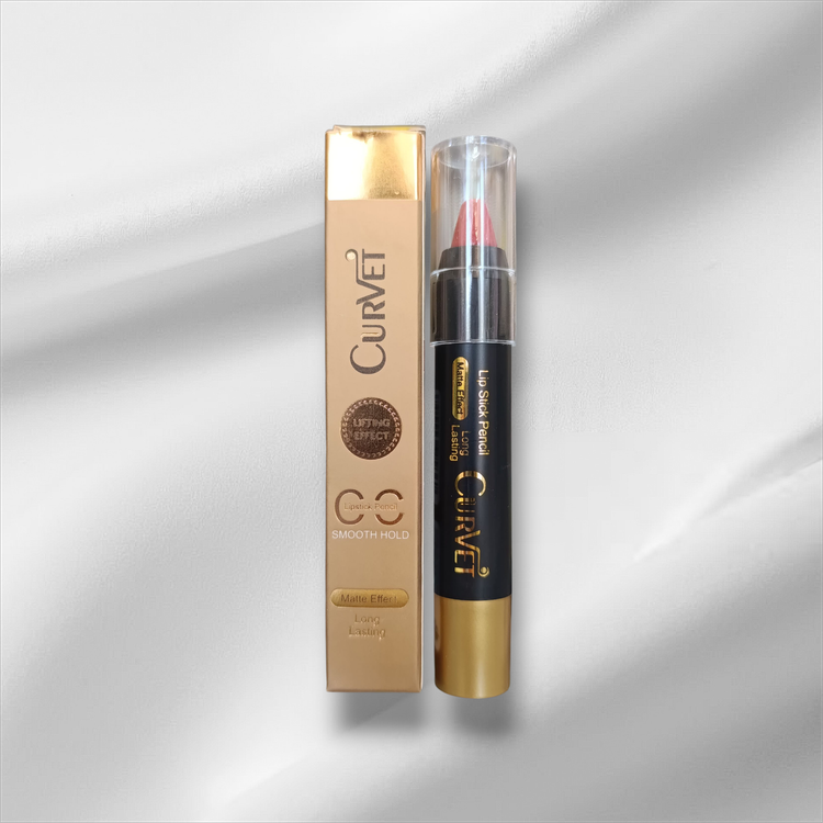 رژ لب مدادی پیچی مخملی و مات بسیار بادوام کوروت