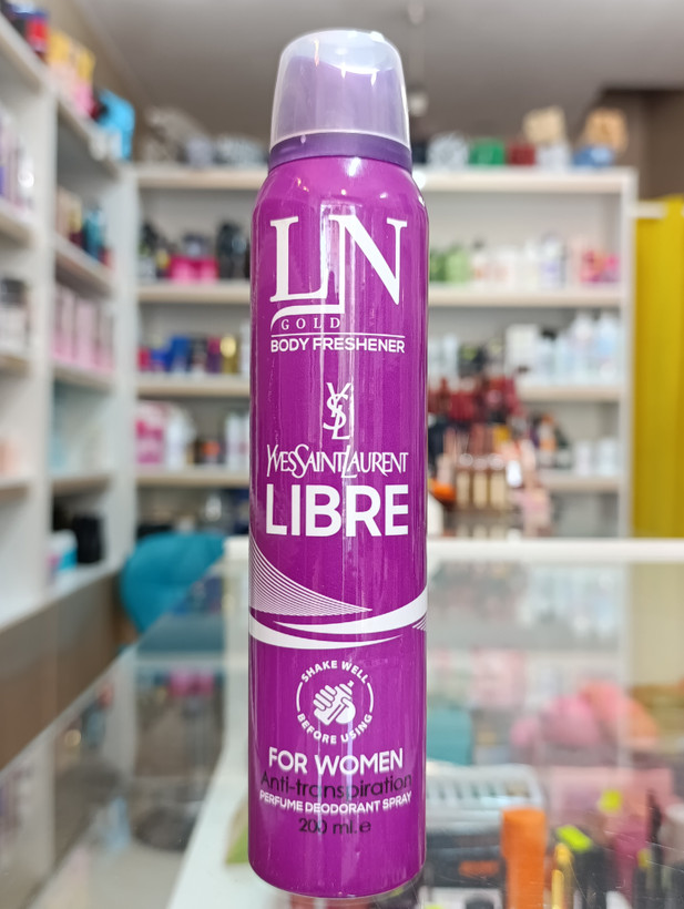 اسپری بدن دئودرانت ضد تعریق ال ان گلد با دوام ۲۴ ساعته لیبر