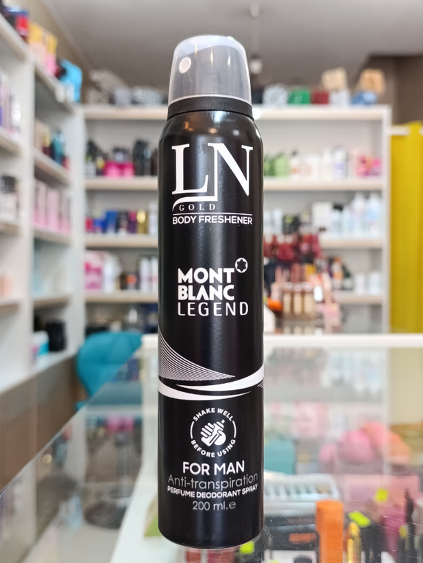 اسپری بدن دئودرانت ضد تعریق ال ان گلد با دوام ۲۴ ساعته مونت بلک لجند