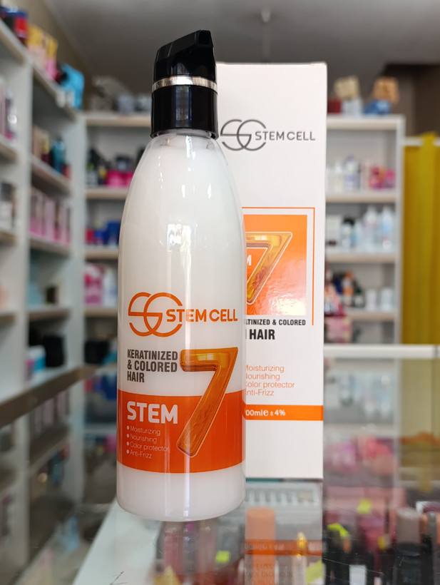 ماسک موی نرم کننده ، ضد وز و الکتریسیته ، براق کننده و آبرسان خارج از حمام ۷ کاره استم سل