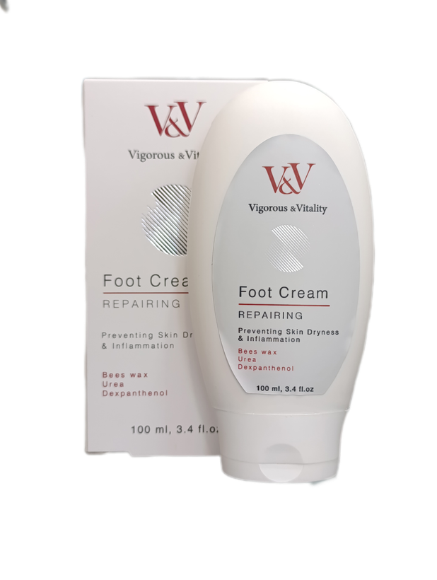 کرم ترک پا بازسازی کننده بسیار قوی v&v ویگرس اند ویتالیتی