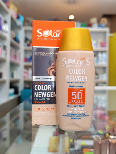 کرم لوسیون کالر تیوژن ضدآفتاب فاقد چربی spf 50 مناسب انواع پوست بویژه پوست چرب